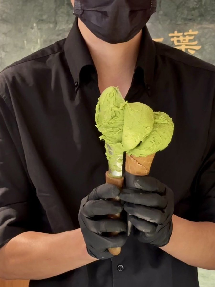 Ruttyhydr's tweet photo. Just got caught sharing the last bite of matcha ice cream with my person—blushing like crazy but wouldn’t have it any other way. https://t.co/rovmGTVJYo