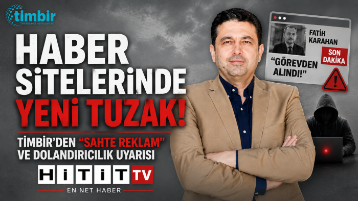 HitittvNet's tweet photo. 🇹🇷 https://t.co/GSpUezghjQ
https://t.co/KYr23yJRHG
☑️TİMBİR'DEN “SAHTE REKLAM” VE
DOLANDIRICILIK UYARISI...
@cuneyd6parmak @DrSuleymanBASA @bhanettr @HitittvNet #SiberDolandırıcılık #HititTVNet #TİMBİR #CüneydAltiparmak #SahteReklam #Dolandırıcılık #İnternetMedyası https://t.co/pjvKOz88t7