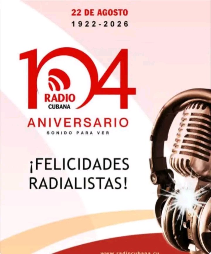 MTSS_CUBA's tweet photo. La Radio Cubana cronista fiel de la nación, tradición viva que ha educado, emocionado y acompañado a generaciones. La tecnología avanza, su magia permanece intacta: la radio sigue siendo "Sonido Para Ver", luz para imaginar, y puente de identidad y memoria para Cuba y el mundo. https://t.co/ss6ZU7BCh8