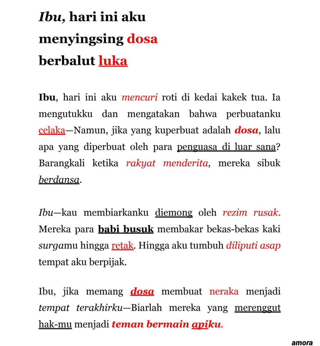 amourlyps's tweet photo. —Surat cinta untuk Ibu hari ini.
#PrayforIndonesia https://t.co/vkk3R55Zgs