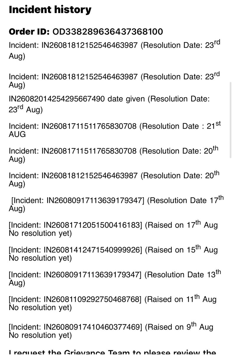 arpanjain_'s tweet photo. @kkunal867 @0410brajesh @Flipkart @flipkartsupport @FlipkartStories @_Kalyan_K Going through the same harassment for 15+ days. Despite continuous emails and DMs to @FlipkartSupport, there’s no real response—only automated replies and new incident IDs. Attaching the proof. See for yourself before you buy. Pls help @jagograhakjago @consaff https://t.co/NMcTUs1Ufu