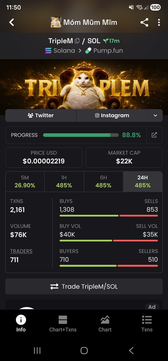 ScopeNo65558's tweet photo. Could Triple M be the next 10x? 🔥  https://t.co/FKy3Cnk06w