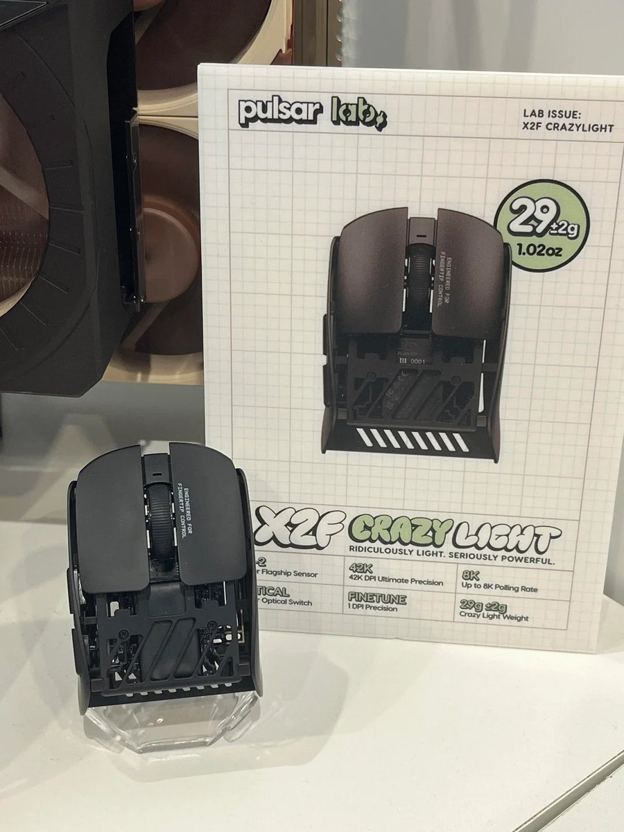 jakeufps's tweet photo. Pulsar X2F CrazyLight

▶️ 29g
▶️ Large Skate Support https://t.co/dNStFedmE6