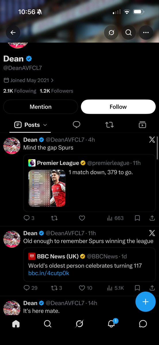 ParaticiStan69's tweet photo. @DeanAVFCL7 @TouchlineX Sure you ain’t a spurs fan fella? Seem obsessed with us like https://t.co/2jXYrL8hPa