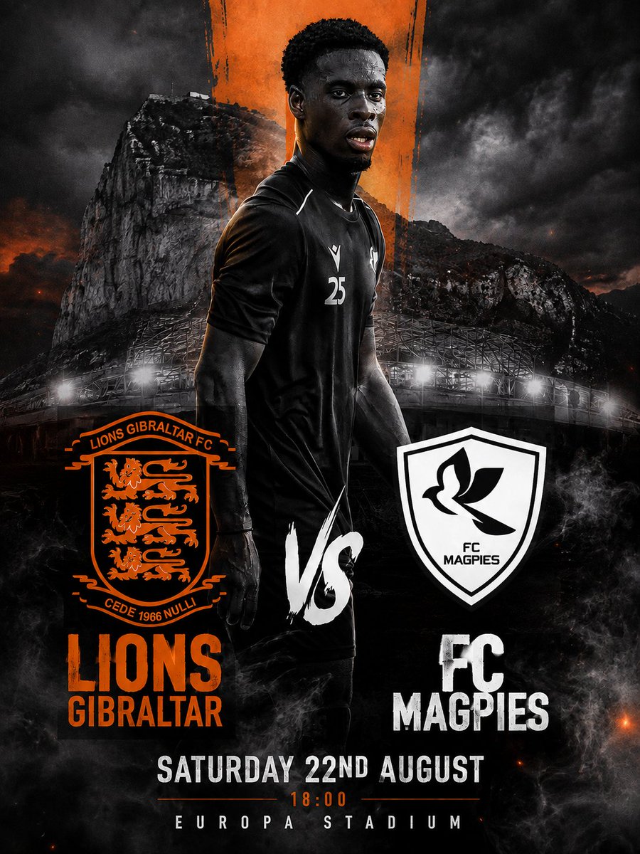 FCMagpiesGib's tweet photo. The wait is over. A new season. A new campaign. And it all starts against Lions Gibraltar. 🔥

⚽ Lions Gibraltar 🆚 FC Magpies
📅 Saturday 22nd August
⏰ Kick-Off: 18:00
🏟️ Europa Stadium

The hard work has been done. Now it’s time to take it onto the pitch. https://t.co/DhL9oZwJLr