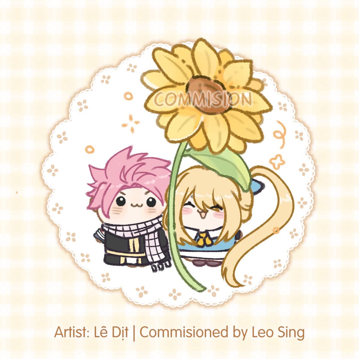 leosing96's tweet photo. Two souls never meet by chance. The universe guides them towards each other for a specific purpose. Like a sunflower turning towards the sun, their hearts always finds theirs way to each other. 

#NaLu #FairyTail #Commision 
Artist: Lê Dịt 🩷
Commissioned by Leo Sing https://t.co/cfyAYQWDw7