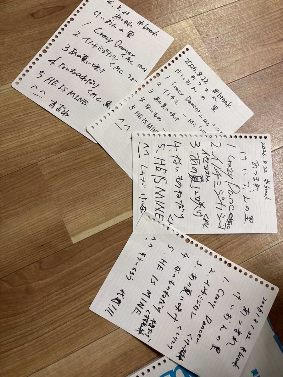 nikkori_ueda's tweet photo. 2026.8.22

シモモユpre.
あつまれ　けいおんの里

ホチキスの代打として参加しました！
ありがとうございました^_^自分たちの課題と向き合ってこれからも頑張ります❗️ https://t.co/EGw12zcbjn