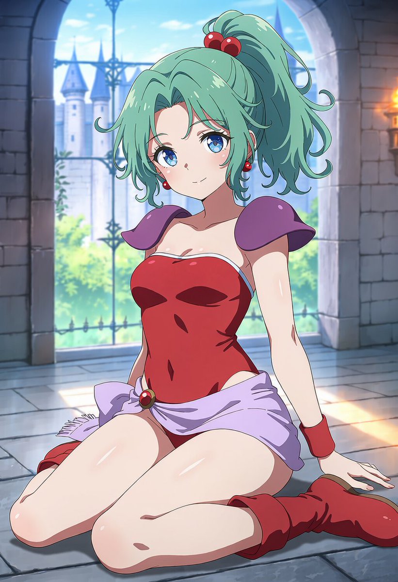 blackmaaach's tweet photo. NovelAI V5出たのでテストがてらFF6ティナちゃん。
前よりもアニメ色強い感じで出せてます。
もちろんお縛りも今後・・・利用制限がきつい（残り20%） https://t.co/GtqsfWAcNq
