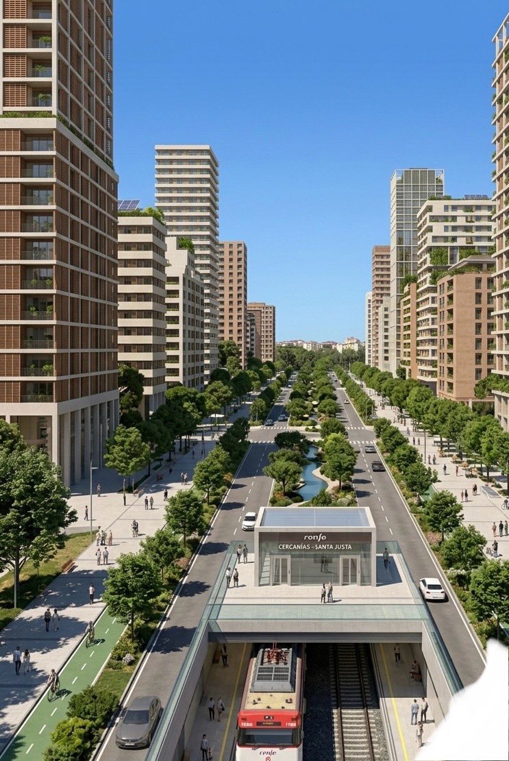 Zaid_urban's tweet photo. Sin ser yo arquitecto, pero con ganas de una Sevilla actual y acorde a lo que @oscar_puente_ está haciendo en otras ciudades. Esta brecha en la ciudad debería acabar, soterrarse este tramo pequeño, paseos, edificios, y boca de acceso al cercanias @jlsanzalcalde @antoniomunozsev https://t.co/sxb7xXMtcE