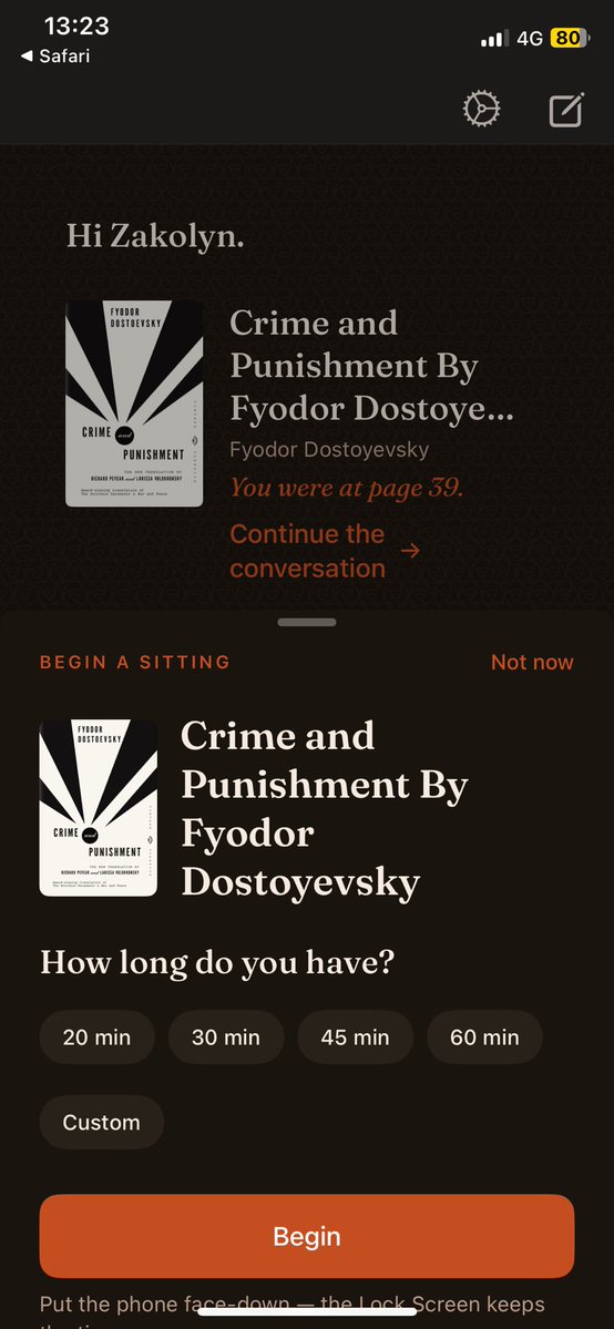 zako_lyn's tweet photo. New update from @AvidChat and this might be my favorite one yet, I can now time myself as I read according to how much time I have. That “at least 40 minutes a day” is made so much easier now! Thank you avid. https://t.co/RVgtpeEM1k