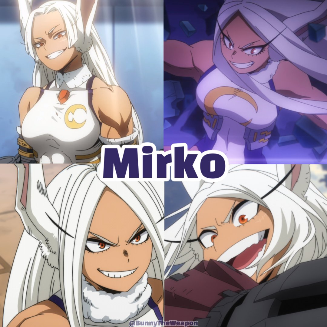 BunnyTheWeapon's tweet photo. Mirko will always be the number one hero in my eyes.
☆>>>☆<<<☆
#rumiusagiyama #rumi #mirko #mirkofan #hero #waifu #myheroacademia #mha #anime https://t.co/ysSzkgtUiR