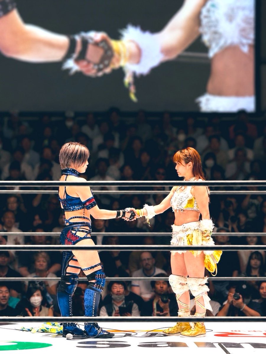 anou_saori's tweet photo. 今日は12年前なつみと出会った頃からのことを
たくさん思い出した。
色んな感情にさせてくれた
ほとんど笑ってたな

明日はなつぽいの相方、安納サオリとして
ライバルの安納サオリとして戦う。
後悔なく。最後の夏を

明日 両国国技館で
#なつあんどさおりー #STARDOM https://t.co/CMUGIi2nIU