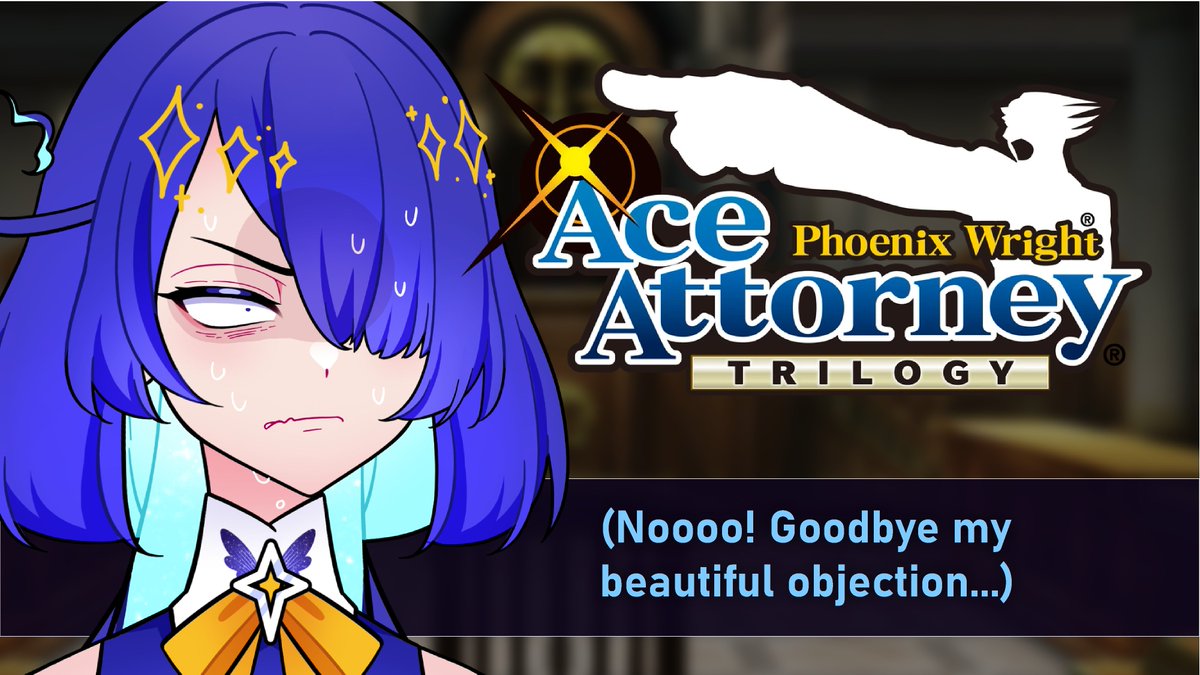 decoco_sama's tweet photo. Evolusi thumbnail stream Ace Attorney https://t.co/CpPEC45d34