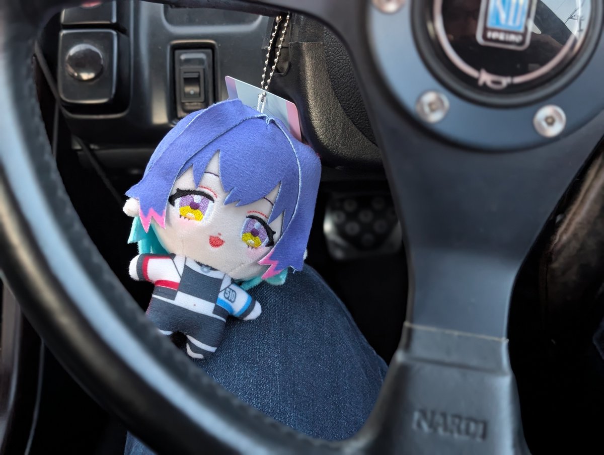 acg1081's tweet photo. ぬいをワイパーに掛けるとクラッチの操作の度に膝蹴り喰らわすことになるのでBurning Loveごっこは断念しました
#恋魔リンネ https://t.co/BDkktXt4N2