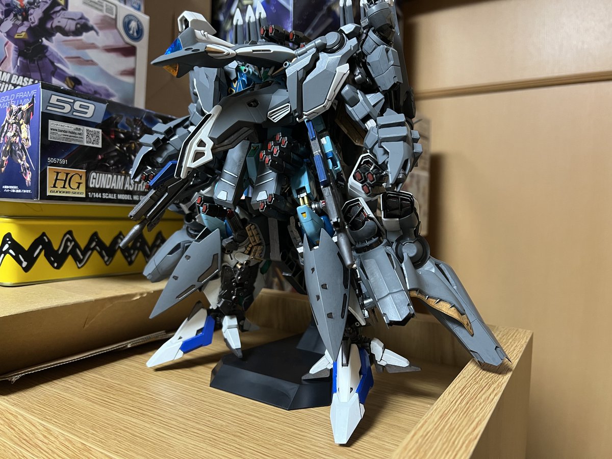 kintamabooya's tweet photo. 筆塗り初挑戦のアリュゼウスほぼ全塗装っです。
めちゃくちゃ大変だったけど楽しかった、塗り方は清水圭さんの動画で勉強させて頂きましたありがとうございます(≧∀≦) https://t.co/GyT1kQQxhn