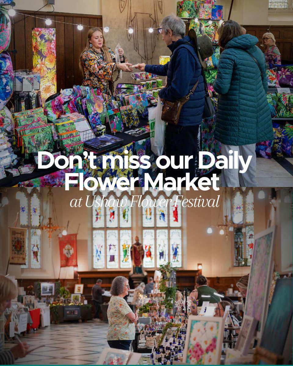 ushawdurham's tweet photo. Alongside the stunning arrangements which will be on display, the Ushaw Flower Festival, will have a daily Flower Market 🤩 🌻

📅 10 - 13 September 2026
🎟️ https://t.co/UGKnZ41KiR

Thank you to OASIS® Renewal® Floral Foam &amp; Bon Bloemen for supporting this event. https://t.co/WaOOpLK5TC