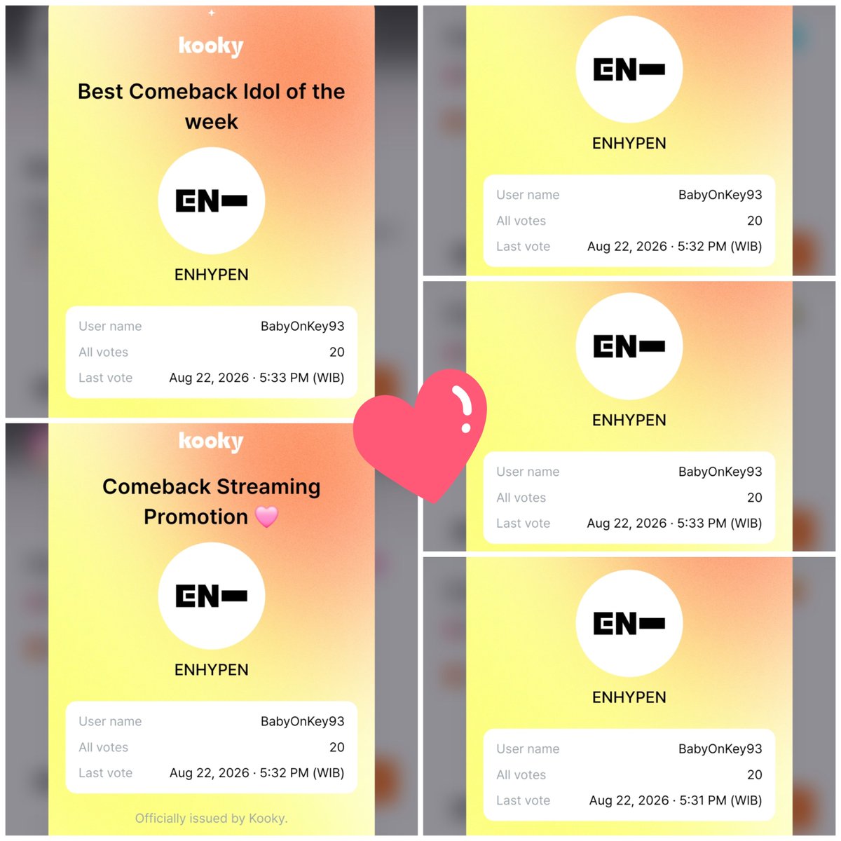 BabyOnKey93's tweet photo. SONG OF THE YEAR 🎶🎧
#ENHYPEN #THE_SIN_BLISS
#THE_SIN_BLISS_OutNow
#BloodyParadise #BAD_FOR_YOU
@ENHYPEN_members @ENHYPEN
#BabyOnKey93Vote https://t.co/PYou9jisXl