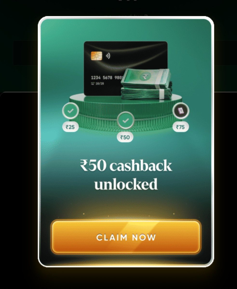 PlasticPaisa's tweet photo. 🔥 CRED Bill Payment Trick 👀

Got the ₹125 cashback offer?

Instead of paying the full bill:
CRED → “Mark Bill as Paid” → Mark ₹10 less → Pay just ₹10.

Repeat for 3 bills to unlock:
₹25 + ₹50 + ₹75 = ₹125 cashback 💰

#ccgeeks #CRED https://t.co/71iTM3Uhca