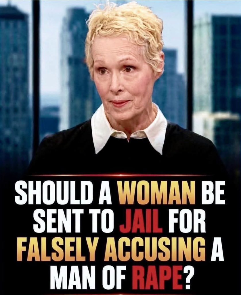 0DonaldTrumpJrQ's tweet photo. ⚖️ Should knowingly making a false rape accusation be a criminal offense?

🅰️ Yes — Hold accusers accountable
🅱️ No — Existing laws are enough https://t.co/RGK17RvHHA