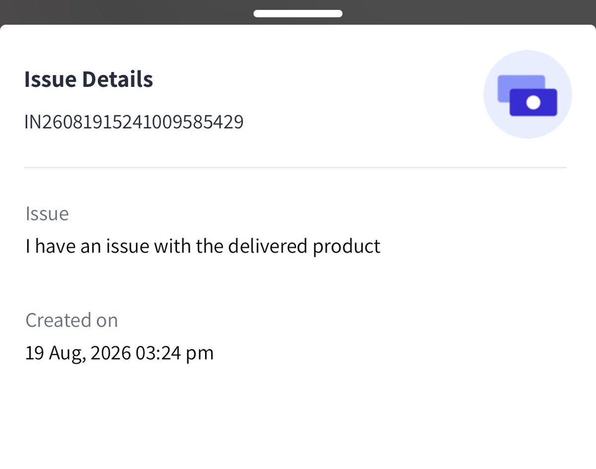 ShaheedaBano's tweet photo. @MyntraSupport @myntra @Nike please return my order which is on hold . You have delivered a wrong order and now when I want to return it . The return is on hold . Also not getting resolution of the issue. Why customers have to suffer for the mistake you have done . https://t.co/SauFcqog81