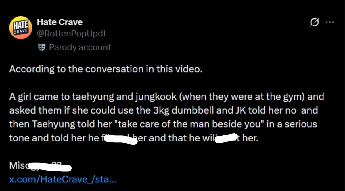 TaekookReport's tweet photo. 🆘 URGENT!! 🐯🐰 Mass report this rotten bl!nk spreading lies &amp; misinfo with edited clips &amp; subtitles

> VS, Hate ×5

https://t.co/gfRyU6378Q 
https://t.co/AglpIhpjew bu 

Target : 100 replies ‼️ DO NOT IGNORE https://t.co/9DM8dTgPZk