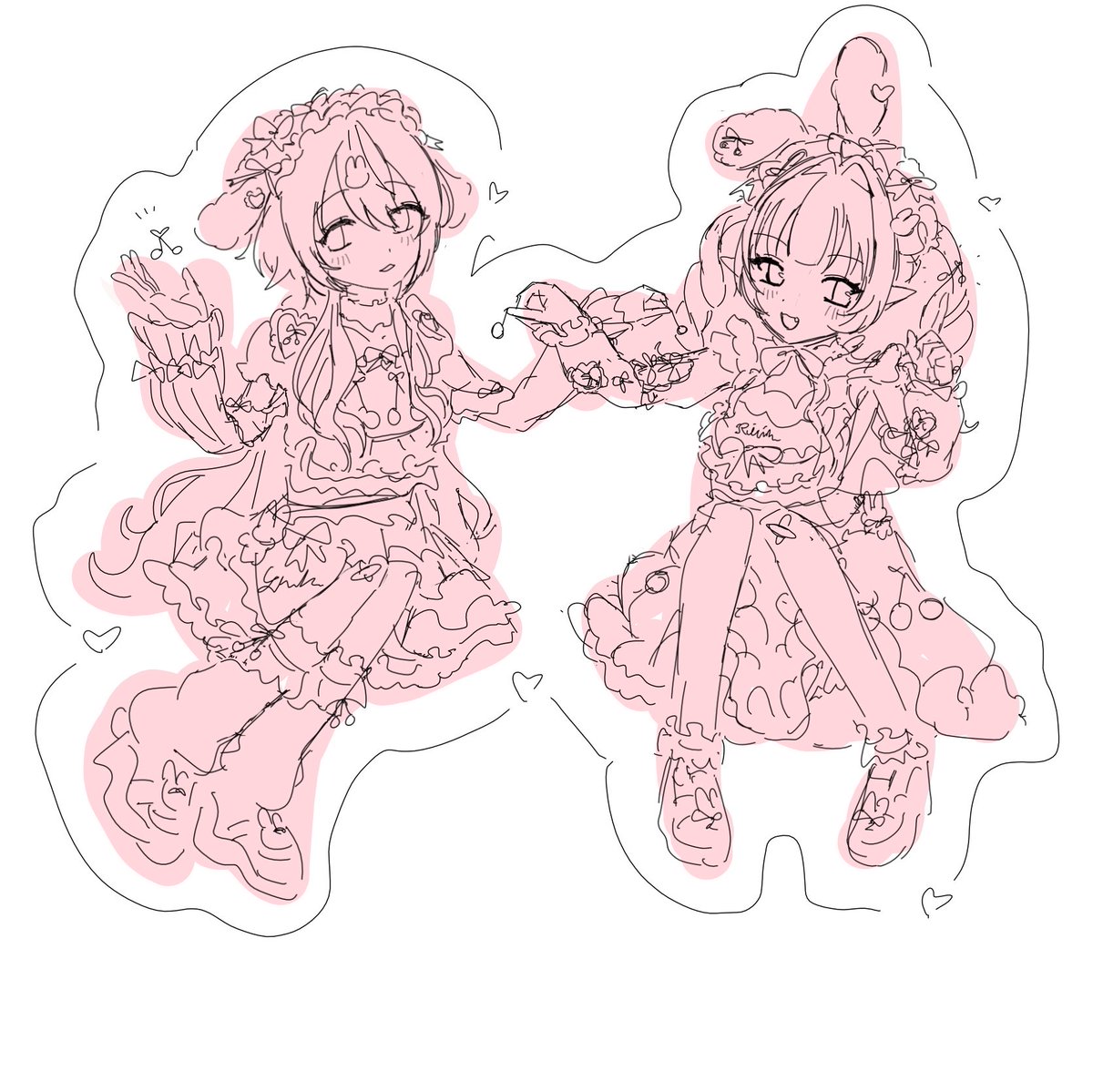 2r4000's tweet photo. 前の垢達の絵も再掲(最初2枚が絵チャ) https://t.co/QtstkkcE6Z