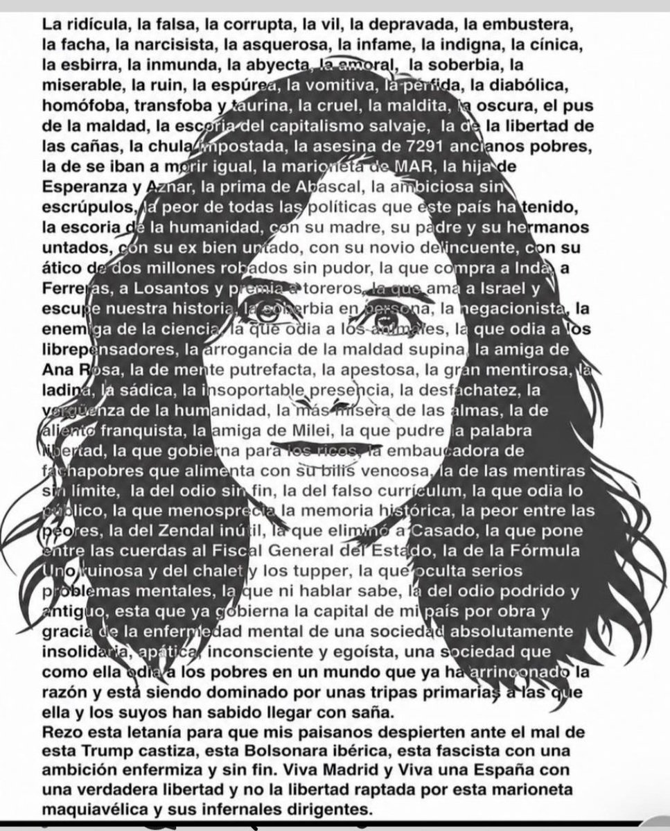 Yoli_Moreno_S's tweet photo. @ferna1_diez LADRONES

#AyusoFueraDeLasInstituciones #7291Víctimas #Ayuso7291 #AyusoDIMISIÓN #AyusoCorrupción https://t.co/DjXRfRGwTN