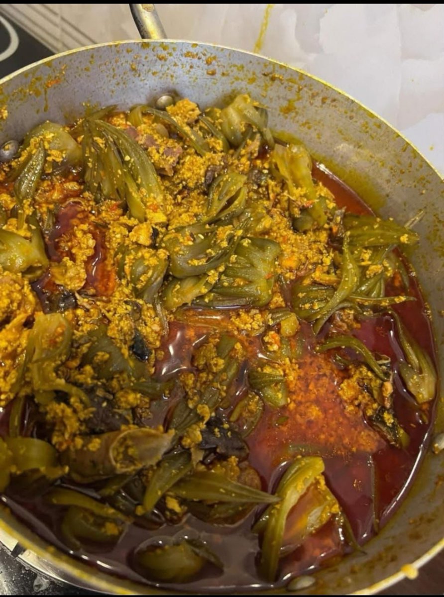 megofgoodlife's tweet photo. I prepared okro soup for the first time, did I try? https://t.co/L2JjTFnjin