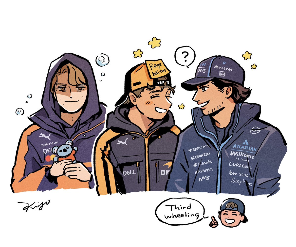 ln4everkiyo's tweet photo. mclaren and williams fan zone always ends up like this https://t.co/j8Of4NtEo3
