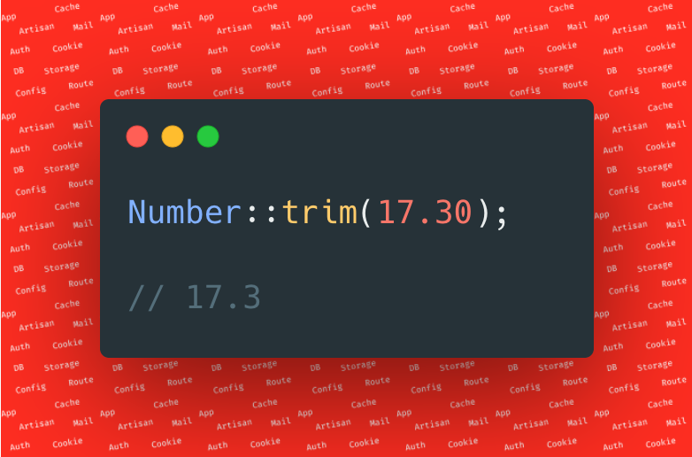 daily_web_dev's tweet photo. Laravel has a handy way to remove trailing zeros after the decimal point. https://t.co/Hnr6MVXK1R