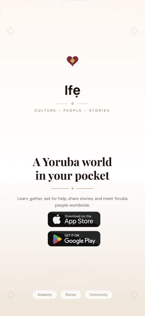 AkanbiBodunde's tweet photo. The Yorùbá social app , basically a less chaotic social app. 😂

(For the time being sha)

Meet people. Make connections. Sell. Advertise. Play games. Find jobs. Catch tea. 👀 

And plenty more.

All on Ifẹ̀. 🤎

Download Ifẹ̀. Follow us too.

https://t.co/UF9lbTMyC1 https://t.co/m2m5aTD9gj
