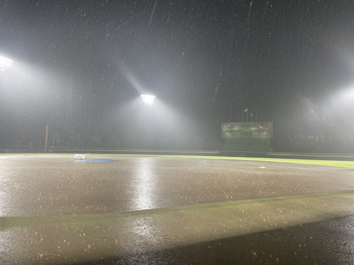 hayate_bc's tweet photo. ◣ ノーゲームのお知らせ ◥

本日の試合は降雨の為、5回表ノーゲームとなりました。

明日8/23(日)もちゅ〜るスタジアム清水にて #横浜DeNAベイスターズ 戦です。
応援よろしくお願いします！
 
#ハヤテベンチャーズ静岡
#hayate_bc #hayategroup #ydb_yokohama https://t.co/25GIlg7MRB