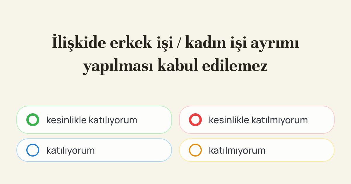 vortie_tr's tweet photo. 🗣️ İlişkide erkek işi / kadın işi ayrımı yapılması kabul edilemez

🔗 https://t.co/FyqxWEpFUO https://t.co/tOY92J0nRY