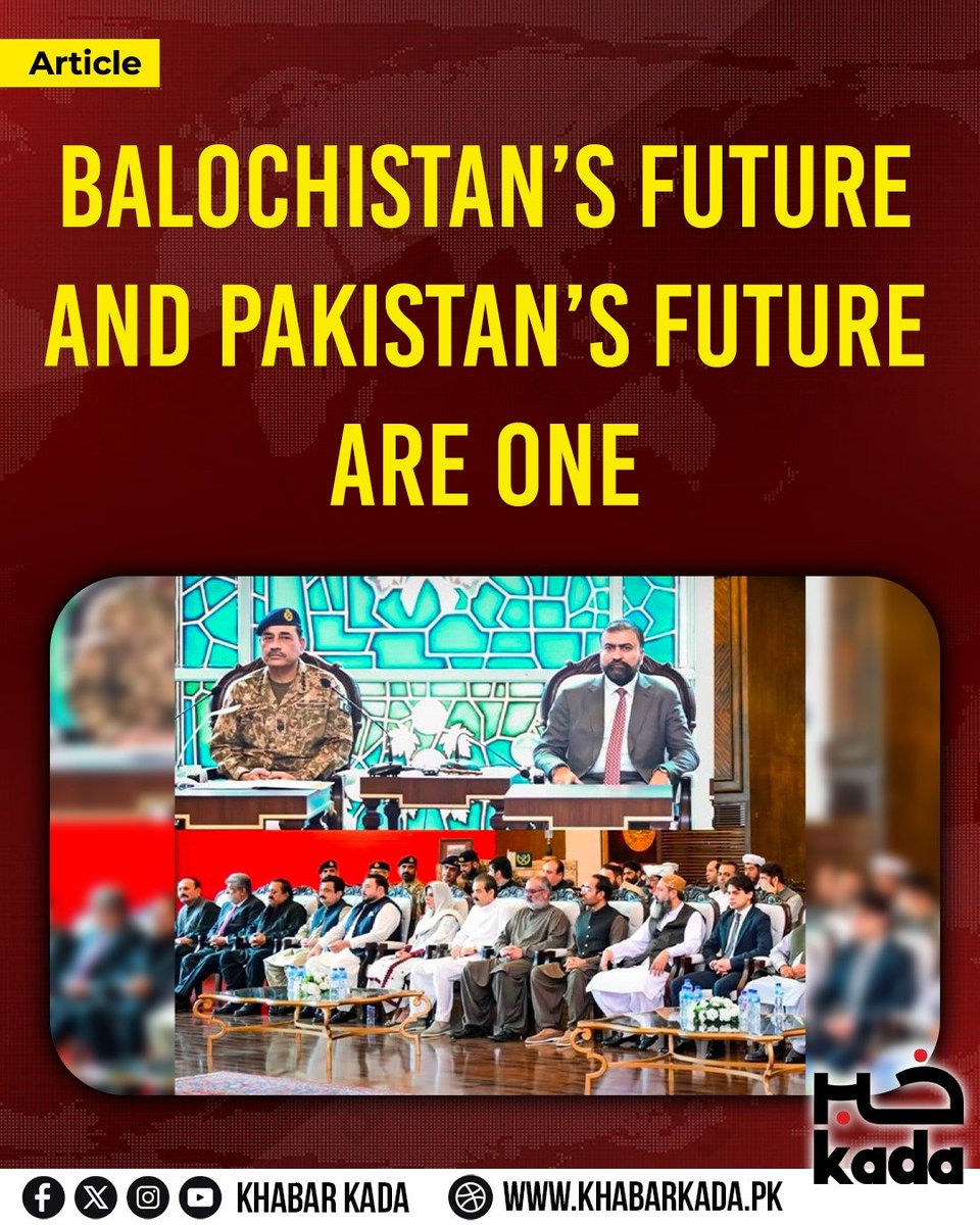 KhabarKada's tweet photo. Balochistan’s future is inextricably linked to Pakistan’s—a vision of shared prosperity built on security, development, and local empowerment#Balochistan #Pakistan #SharedProsperity #SustainableDevelopment #LocalEmpowerment https://t.co/ysvmwbFiv5