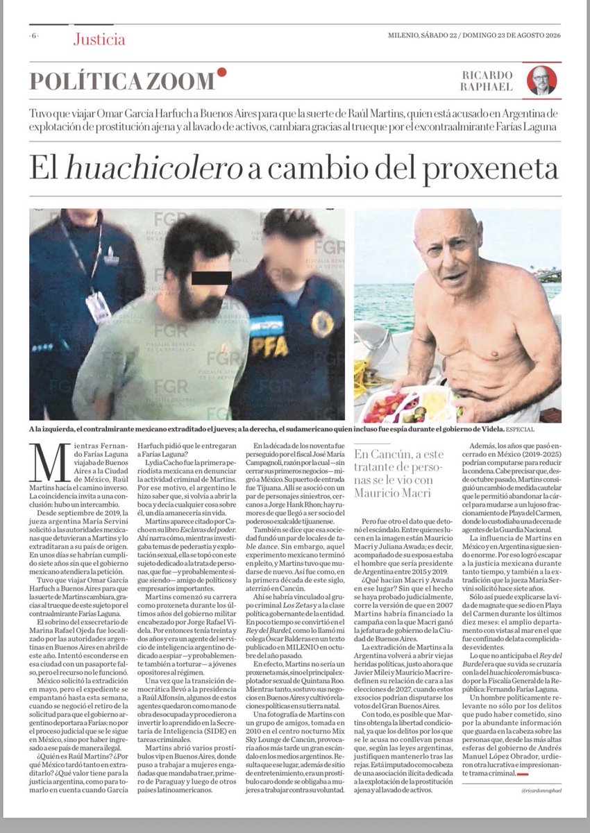 ricardomraphael's tweet photo. El huachicolero a cambio del proxeneta:  el día en que el mexicano Fernando Farías Laguna se cruzó con el argentino Raúl Martins. https://t.co/Lryo71ELEb