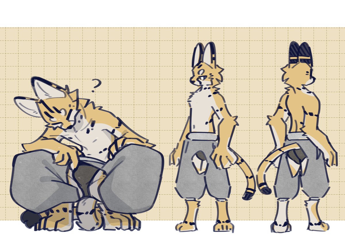 PossumMicko's tweet photo. 塗塗小貓 Doodle.
腦洞大開畫了一個開洞褲
這種偏Q版的畫風不知道有沒有人喜歡...？ https://t.co/j4fgG1Ljfb