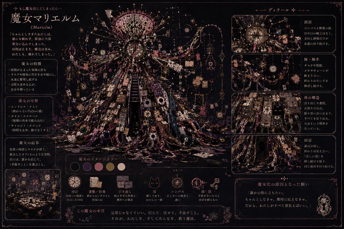 eira_m88's tweet photo. ほんの小さな出来心で、ちゃぴに私を魔女化させたら、ただの社畜の成れの果てができてしまった
猫を取り込んでいるあたりが罪深い https://t.co/mcpXQ8joK0