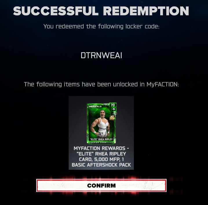 xtwiztidjayx's tweet photo. WWE 2K26 
#WWE2K26 #WWE #MyFaction 

*Locker Code*

Here is a Locker Code for anybody that missed and still needs the Elite Rhea Ripley Persona Card!

Code gives -
Elite Rhea Ripley Persona
Basic Aftershock Pack
5000 MFP

Code -DTRNWEAI https://t.co/nSc7DtinLl