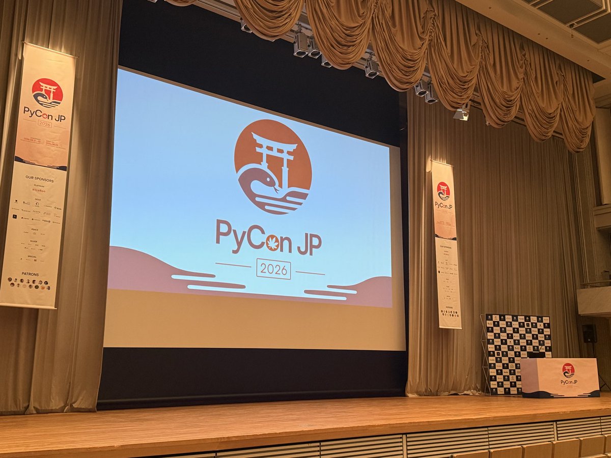 amedama3's tweet photo. PyCon2日間ありがとうございました!!
どのトークもとても面白くて参加できてよかったです!
また登壇もさせていただき、貴重な経験できました🙏
次回のPyConにも参加したいと思いました!!
#pyconjp2026
#pyconjp https://t.co/G3NRZcTwox