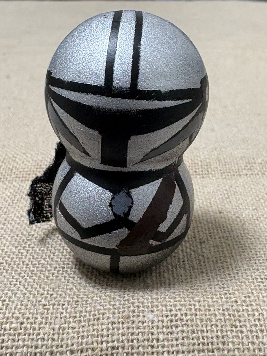 PKworkerdroid's tweet photo. マンドーマトリョーシカ作ろうと100均一で買ったら
起き上がり小法師だった💦
マントは黒パンスト👣
宇宙刑事ギャバンっぽい？
手作りマトリョーシカキット買わんとね🪆 https://t.co/sQmGr8sRqO