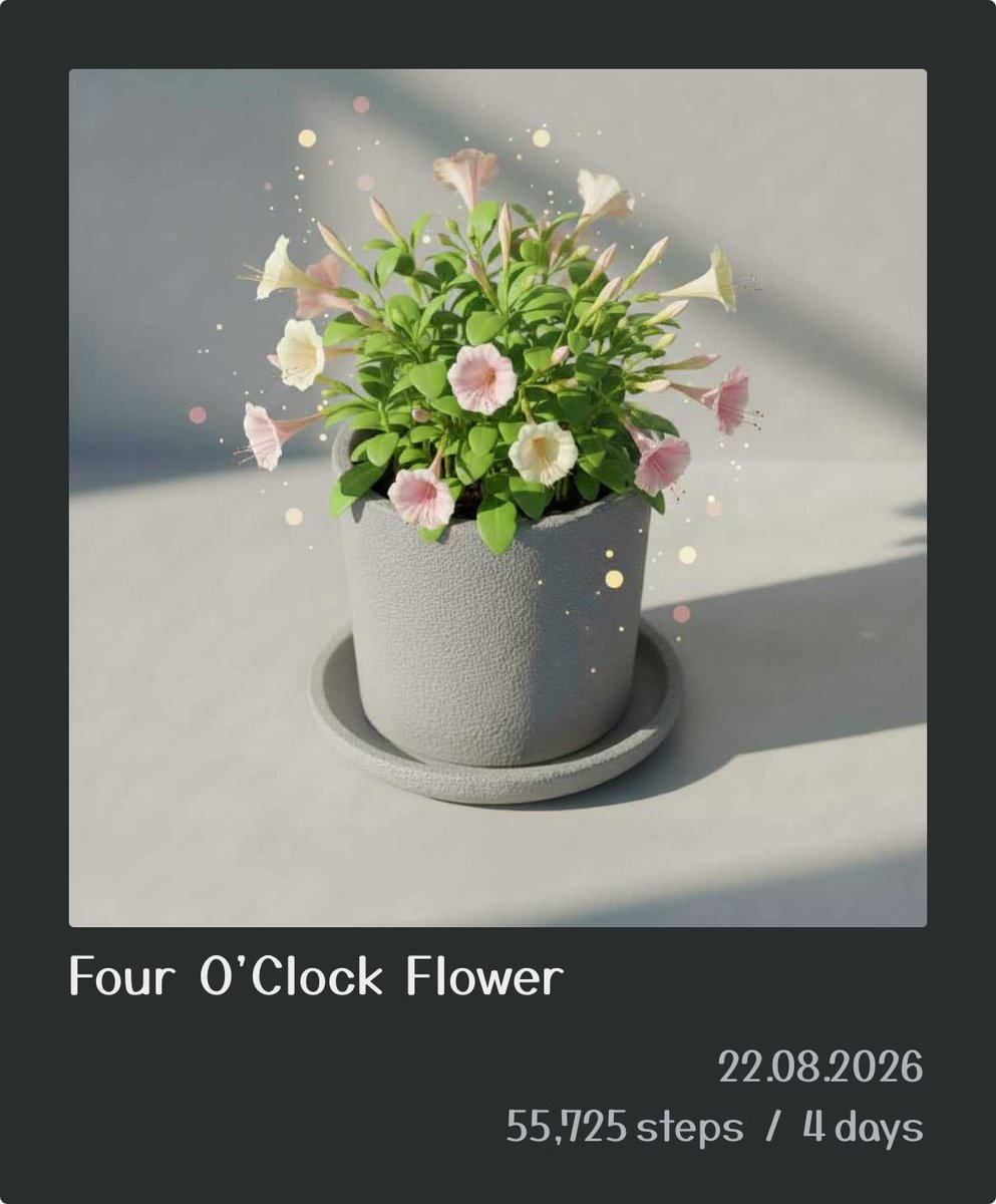 meginz_eng's tweet photo. #PixelPot
I grew Four O'Clock Flower! https://t.co/qX0rPoMbzW