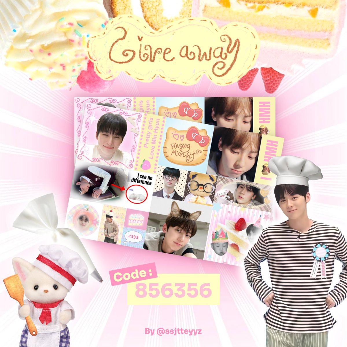 ssjtteyyz's tweet photo. pls kindly rt ｡⋆ 🪽 ˚

💭 giveaway for hwangdo <3
เนื่องจากเป็นเดือนเกิดของมินฮยอนคับ🫶🏻🧁

igloo code : 856356
@ ตู้สติกเกอร์ moshi moshi

⁕ personal use only !!
ใครไปปริ้นแล้วแวะมาอวดกันได้น้าา

#HWANGMINHYUN #황민현 https://t.co/7p1eY1I3KF