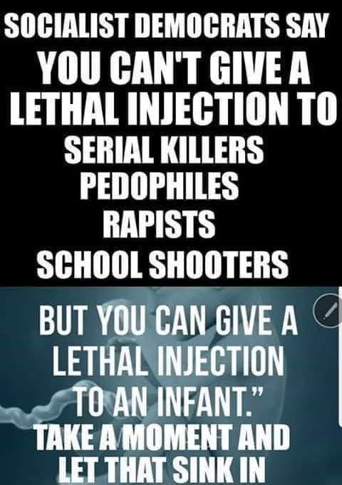 KimmidiFarms's tweet photo. They give murderers a free pass while killing babies. https://t.co/WaYtrr5Y72