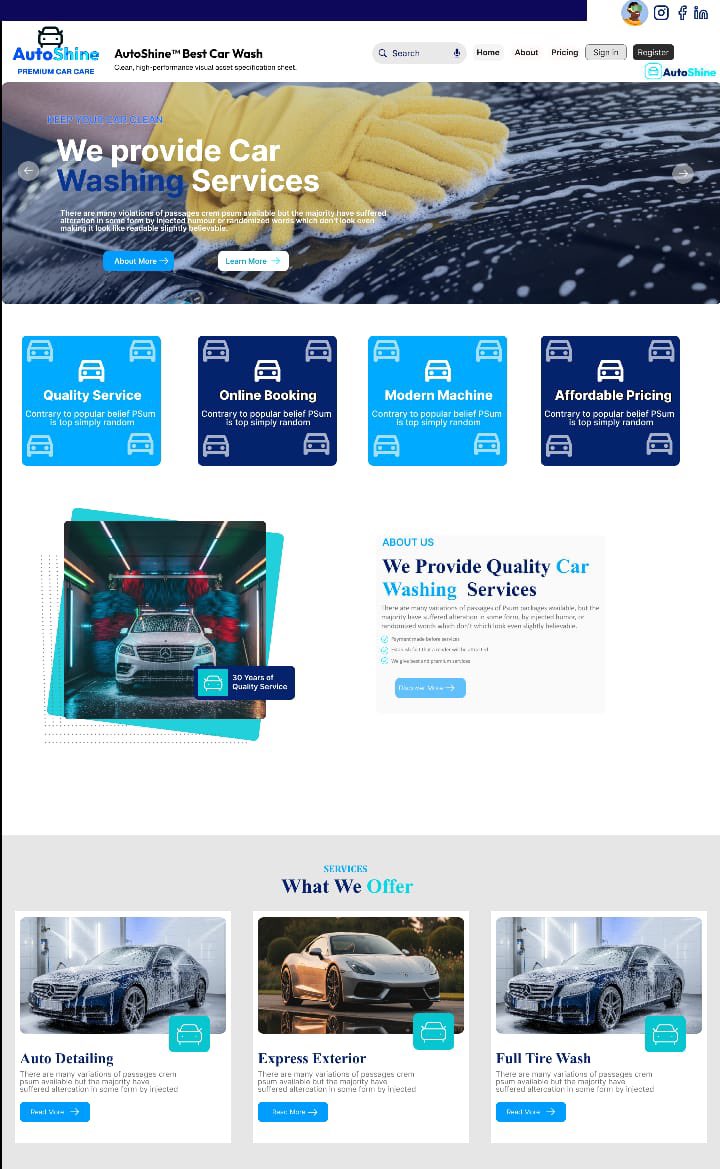 Armsyphil's tweet photo. Project - Car Wash Service 
#UIUXDesign https://t.co/HLLTJQOfAP