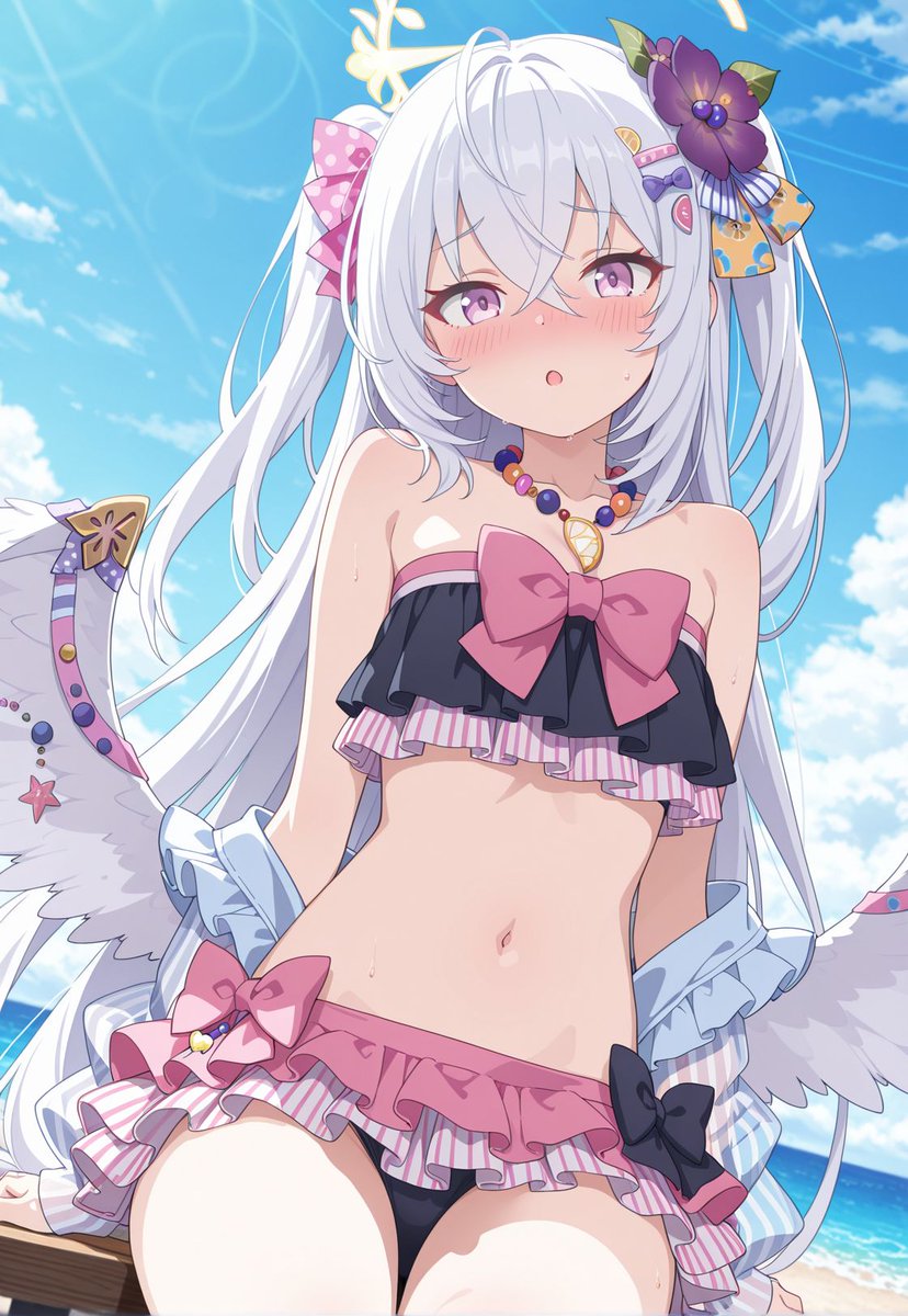 neriAIArts's tweet photo. 夏アズサ https://t.co/ftvNkxMXNV
