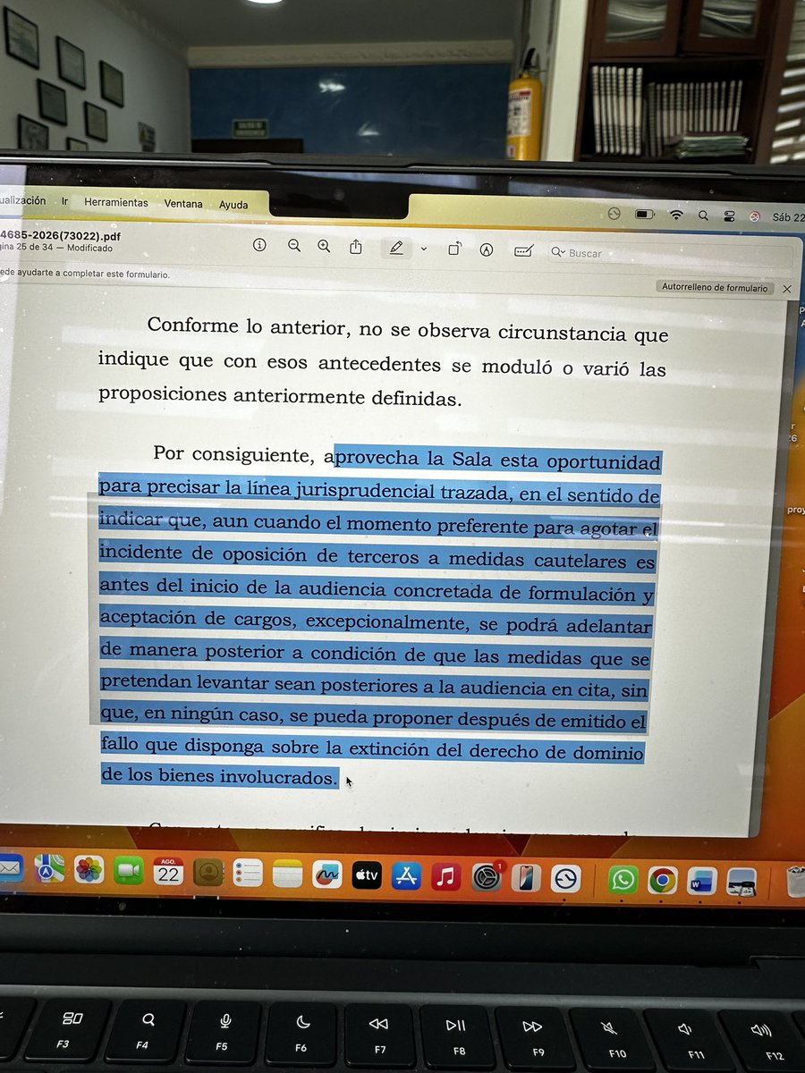 CamiloVarta98's tweet photo. Recomendada para los interesados en ED de justicia y paz. Unifica jurisprudencia y cambia la línea. Crea una oportunidad procesal adicional para presentar el incidente del art 17C de la Ley 1592 de 2012, por fuera de la audiencia de formulación de acusación. Buena decisión!! https://t.co/RLDX6s6Bxe