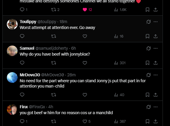 ReverseElf_'s tweet photo. @TheftKing2 @JonnyBlox @TeamYouTube i love the replies lol https://t.co/cOKFc6OfMT