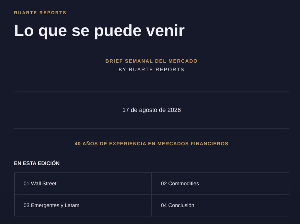 roberto_ruarta's tweet photo. El cobre marcando récords. El oro y la plata rompiendo resistencias. Las mineras despertando.  

No es un activo aislado moviéndose. 

Es todo el sector de commodities empujando para el mismo lado, al mismo tiempo. 🧵Proyecciones al final https://t.co/iLVS21vWtQ