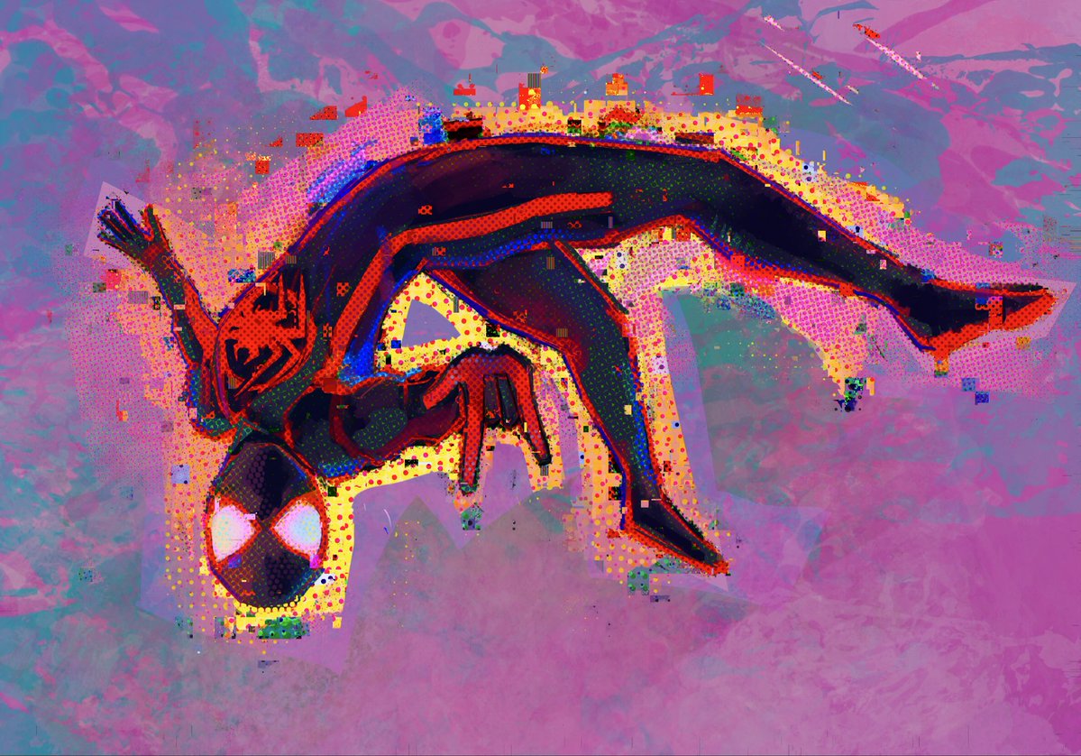 esnuffied's tweet photo. into the beyond #spiderman #milesmorales #spiderverse #atsv https://t.co/k0wuBXZmqE
