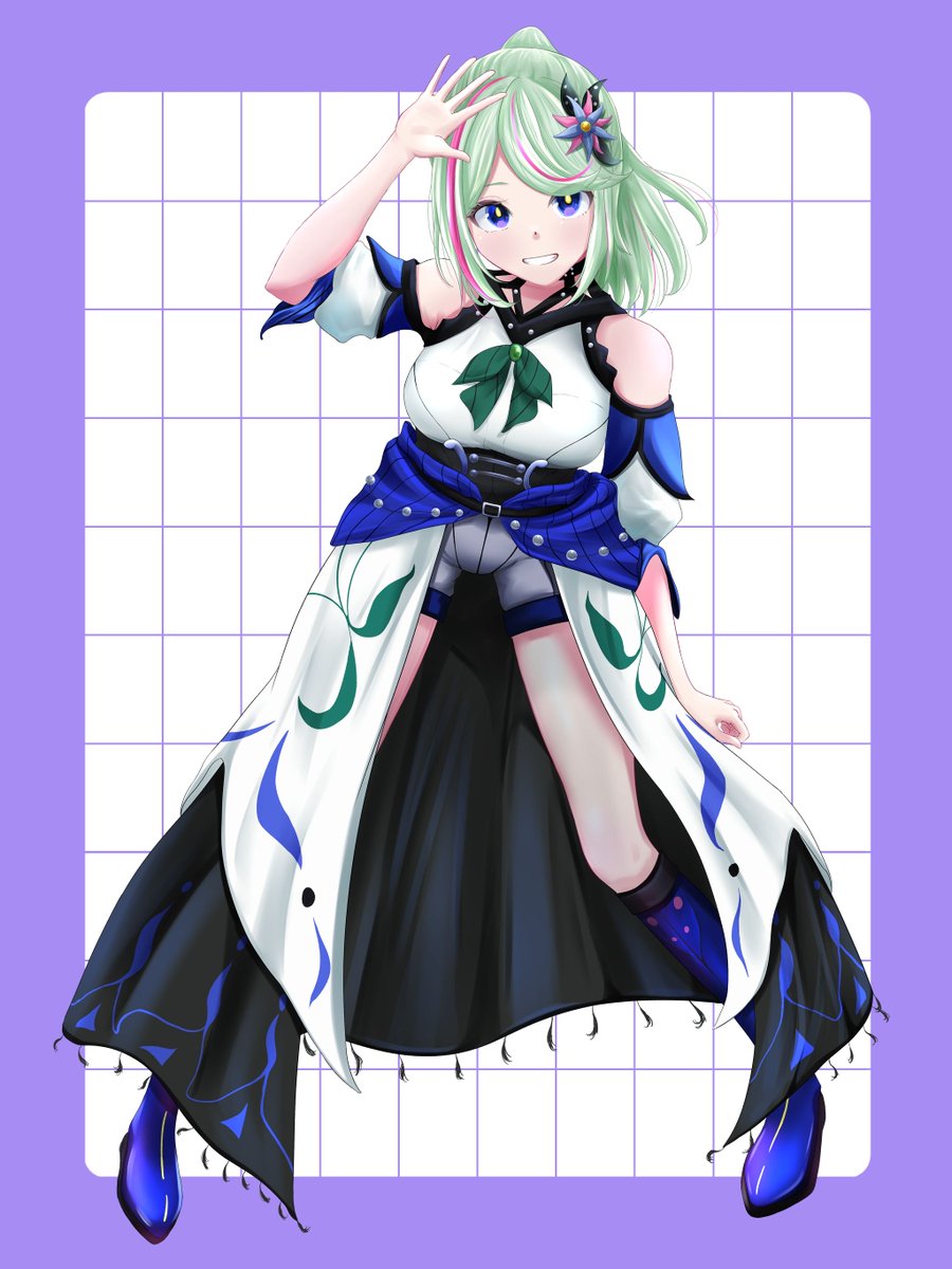 toya_Arts's tweet photo. 氷夏至さんのロンギングかっこいい
あと、ポニテが最高
UTAMATSURIお疲れ様～！！
＃氷夏至美術部 https://t.co/Cd3A2LPg1J